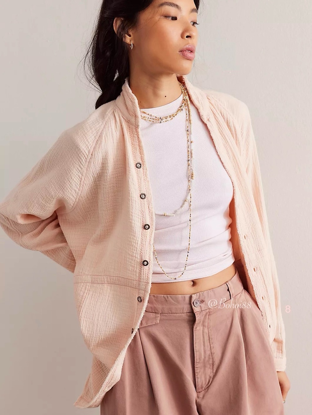 NWT Free People We The Free Summer Daydream Oversized Buttondown Shirt